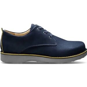 Men’s Samuel Hubbard Free Navy Nubuck Lace-Up Oxfords M1100-016 Size 8.5M